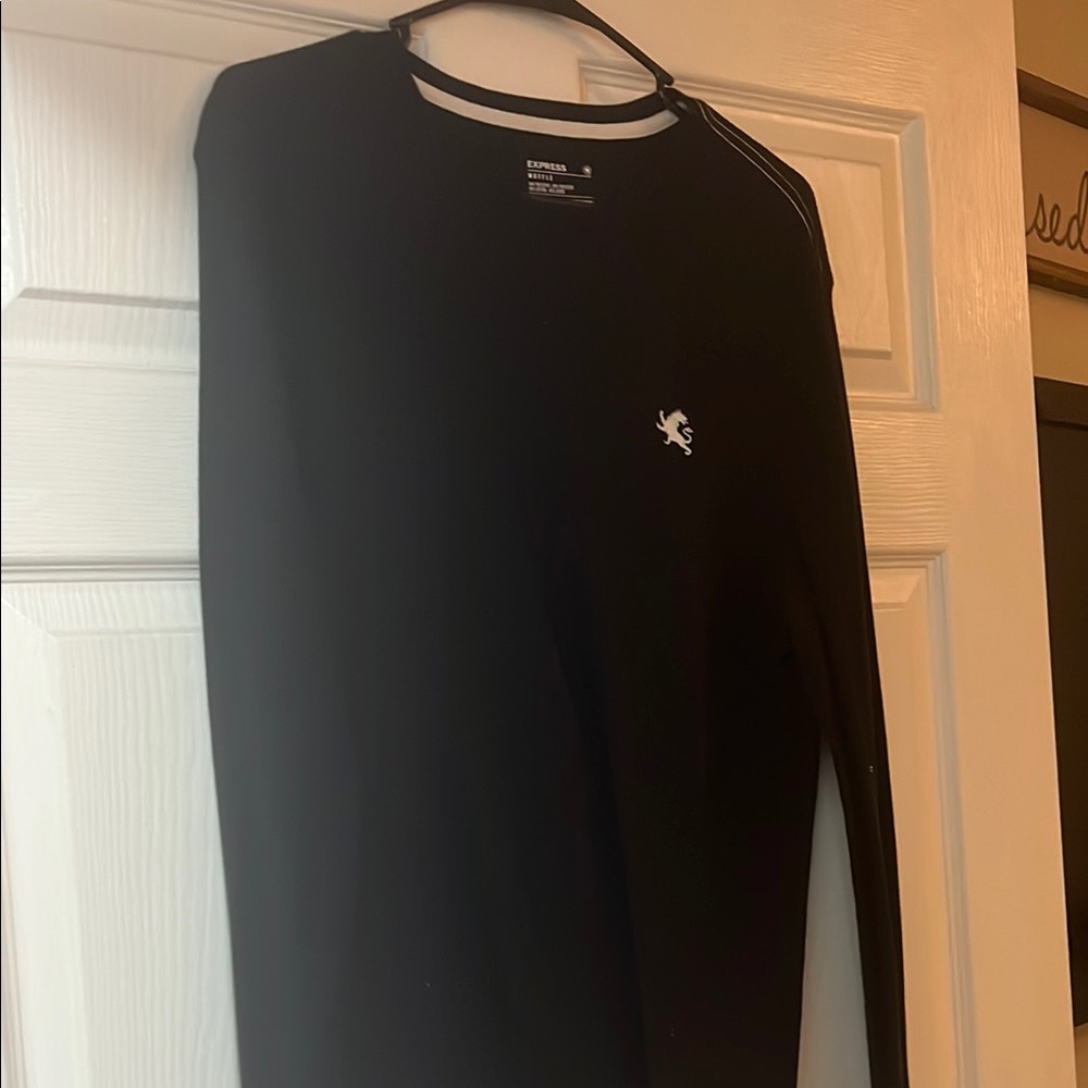 Express Black Long Sleeve Tee